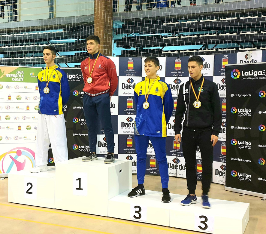 Oro para el nuevo campeón de España junior de Karate