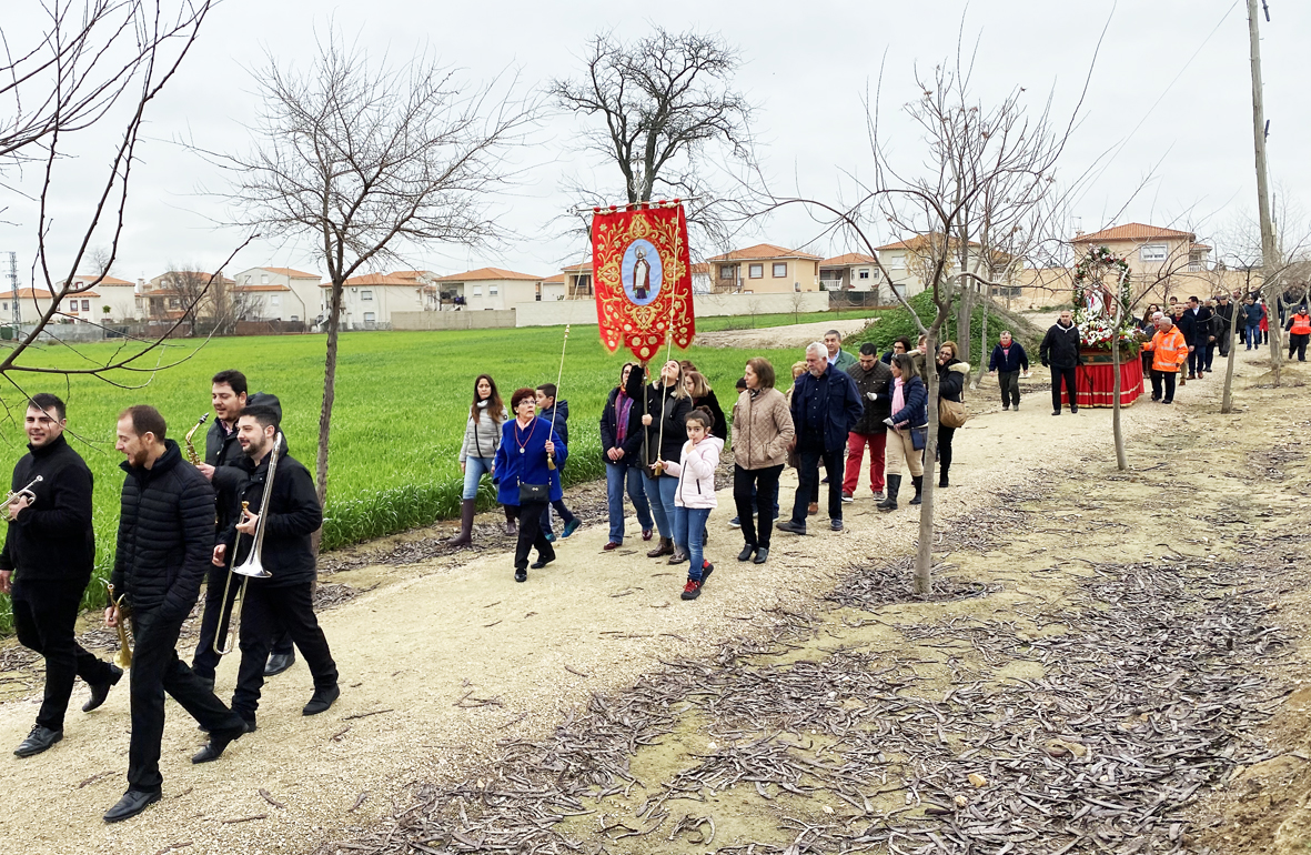 Santa Olalla celebró su romería de San Blas 