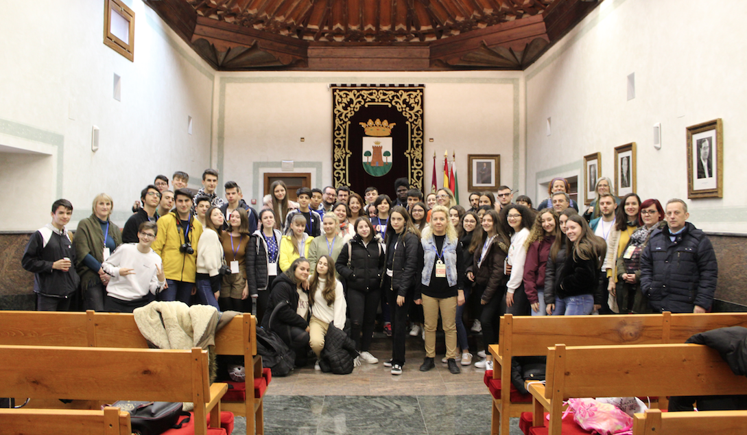 Alumnos de Erasmus pasaron por el Ayuntamiento de Torrijos 