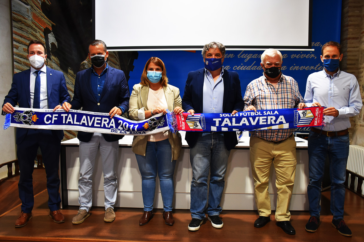 La unión del club de fútbol sala y el club de fútbol Talavera cuenta con el apoyo de la administración local