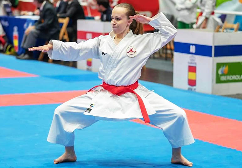 La torrijeña Ainara Gómez-Hidalgo Subcampeona de España en Karate