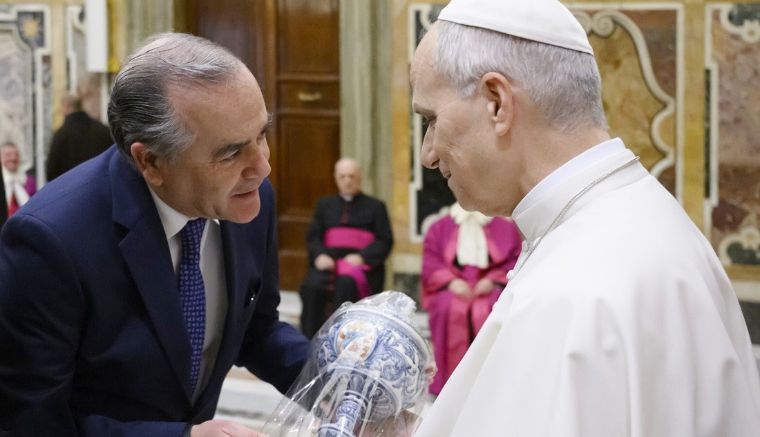 El alcalde de Talavera en audiencia con el Papa